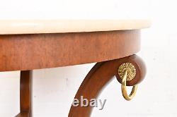 Baker Furniture Stately Homes Collection Regency Carved Mahogany Center Table
