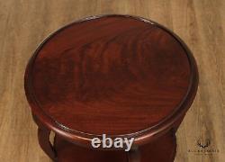 Baker Milling Road Mahogany Two-Tier Side Table