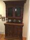 Beautiful Antique Hutch 19th Century Late 1800s with Stained Glass