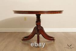 Bevan Funnell Georgian Style Banded Mahogany Extendable Dining Table