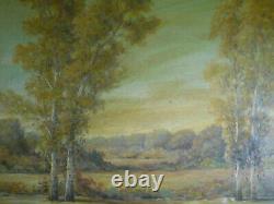Billings Artist Original Oil On Canvas Landscape Mid-Century-Late September