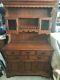 Buffet Hutch Late 20th Century Tell City Young Republic Solid Hard Rock Maple