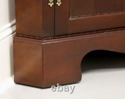 CRAFTIQUE Solid Mahogany Chippendale Style Corner Cupboard / Cabinet