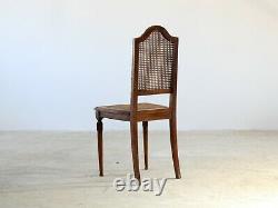 Caned Dining Chairs, French Late 19th Century