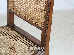 Caned Dining Chairs, French Late 19th Century