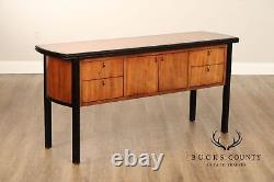 Century Furniture Modern Two Tone Ebonized Sideboard