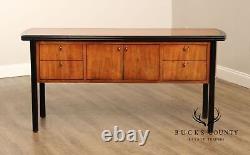 Century Furniture Modern Two Tone Ebonized Sideboard