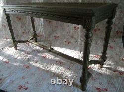 Charming FRENCH Louis 16 CANE CANNé BENCH BED BOTTOM Gilt Wood Late 1890 Cannage