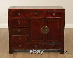 Chinese 19th Century Antique Hardwood Server Cabinet