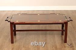 Chippendale Style Mahogany Butler's Tray Coffee Table