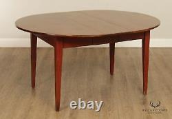 Country Farmhouse Style Custom Quality Round Pine Expandable Dining Table