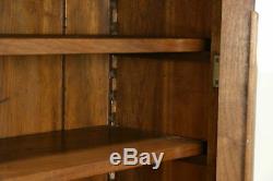 Country Late Victorian Eastlake Antique Cherry Bookcase or Bath Cabinet #33979