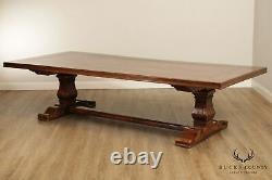 Custom Quality French Country Farmhouse Style 10' Trestle Dining Table