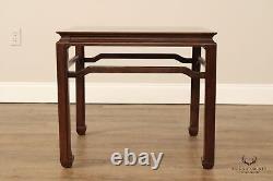 Davis Chinese Ming Dynasty Style Carved Oak Side Table