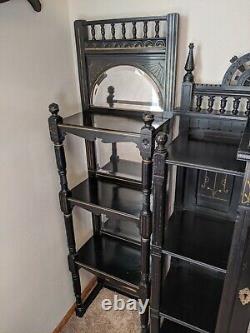 Ebonized and Mirrored Eastlake Furniture, Victorian, late 19th century