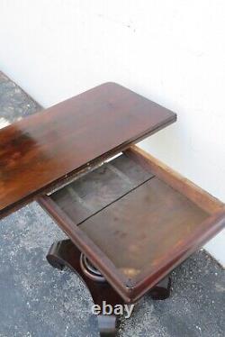Empire Late 1800s Console Card Game Dinette Extension Table 3413