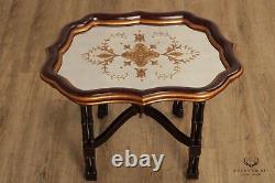 English Regency Style Partial Gilt Faux Bamboo Tray Table