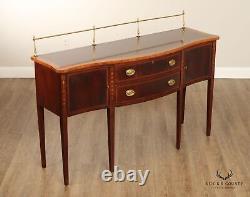 Ethan Allen 18th Century Collection Hepplewhite Style Mahogany Inlaid Sideboard