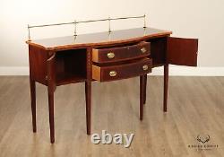 Ethan Allen 18th Century Collection Hepplewhite Style Mahogany Inlaid Sideboard