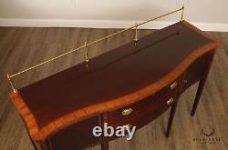 Ethan Allen 18th Century Collection Hepplewhite Style Mahogany Inlaid Sideboard