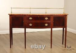 Ethan Allen 18th Century Collection Hepplewhite Style Mahogany Inlaid Sideboard