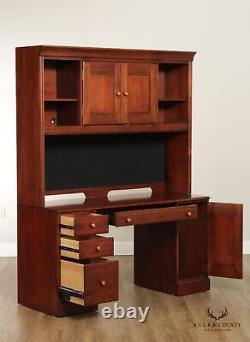 Ethan Allen British Classics Collection Computer Desk and Hutch