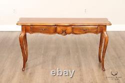 Ethan Allen'Country French' Two-Drawer Console Table