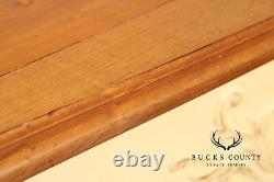 Ethan Allen French Country Style Carved Sofa Table Console