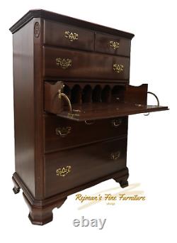 Ethan Allen Georgian Court Cherry Chest & Secretary Desk