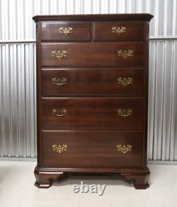 Ethan Allen Georgian Court Cherry Chest & Secretary Desk