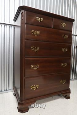 Ethan Allen Georgian Court Cherry Chest & Secretary Desk