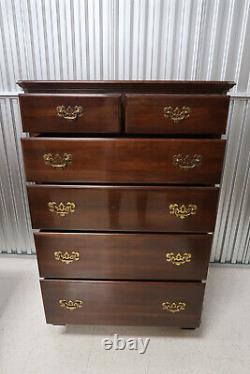 Ethan Allen Georgian Court Cherry Chest & Secretary Desk