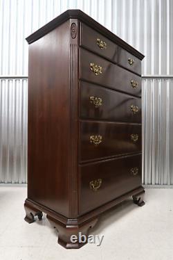 Ethan Allen Georgian Court Cherry Chest & Secretary Desk