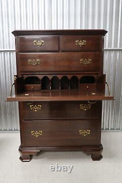 Ethan Allen Georgian Court Cherry Chest & Secretary Desk