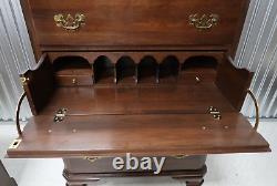 Ethan Allen Georgian Court Cherry Chest & Secretary Desk