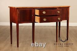 Ethan Allen Hepplewhite Style Inlaid Mahogany Sideboard