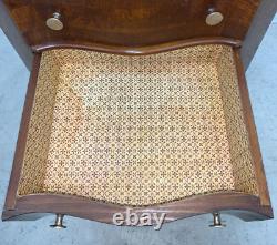 Ethan Allen Made in Italy Distressed & Veneered Jewelry Silver Chest #48864