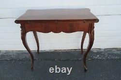French Late 1800s Card Gaming Console Table 1860