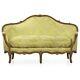 French Louis XV Period Carved Antique Canape Sofa Settee, Late 18th Century