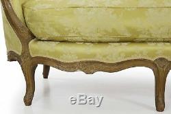 French Louis XV Period Carved Antique Canape Sofa Settee, Late 18th Century