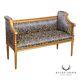 French Louis XVI Style Custom Quality Giltwood Settee