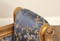 French Louis XVI Style Custom Quality Giltwood Settee