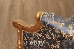 French Louis XVI Style Custom Quality Giltwood Settee