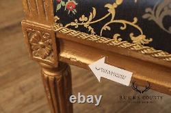 French Louis XVI Style Custom Quality Giltwood Settee