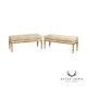 French Louis XVI Style Pair of Carved Giltwood Window Benches