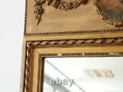 French Trumeau Mirror, Late 19th Century
