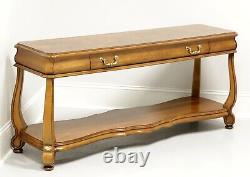 GORDON'S Late 20th Century Oak Transitional Console Sofa Table