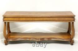 GORDON'S Late 20th Century Oak Transitional Console Sofa Table