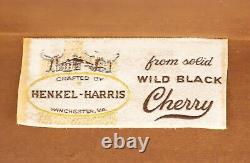 HENKEL HARRIS 5234 24 Solid Wild Black Cherry Queen Anne Drop Leaf Coffee Table