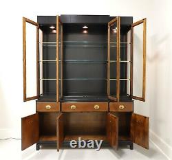 HICKORY Asian Chinoiserie Breakfront China Cabinet